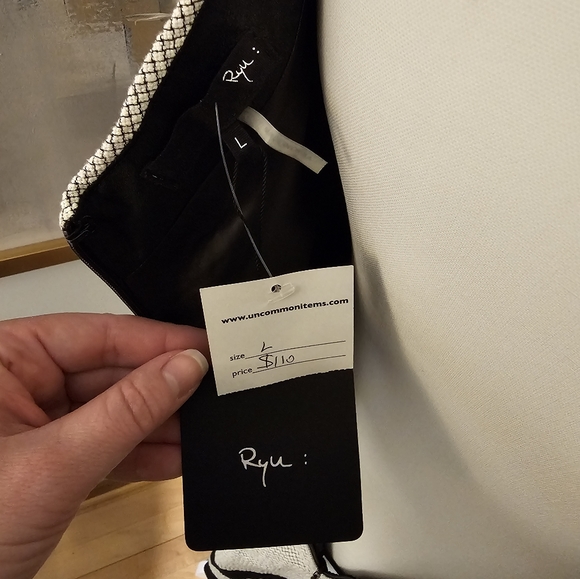 Ryu Black and White Mini Dress - Picture 8 of 8